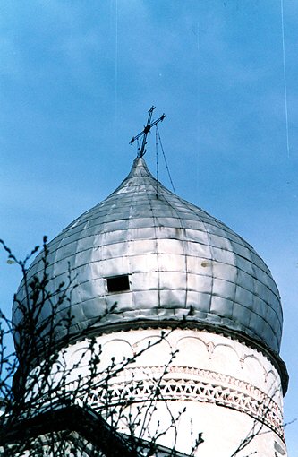 Novgorod district. Veliky Novgorod. Church of Demetrius of Thessalonica. Fragment. XIV