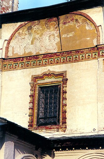 Novgorod district. Veliky Novgorod. Cathedral of The Sign Icon of the Virgin. Fragment. XVII