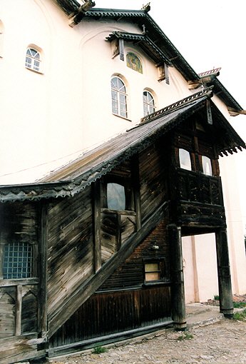 Novgorod district. Veliky Novgorod. Church of Apostle Filippe. Fragment. XIV