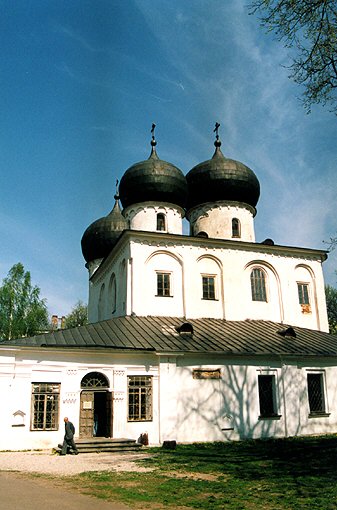 Novgorod district. Veliky Novgorod. Antoniev Monastery. Church of Nativity of the Virgin. XII