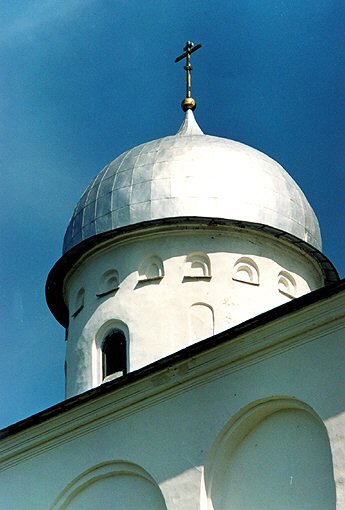 Novgorod district. Yurevo. Yurev Monastery. Cathedral of George, Victor the Great Martyr. Fragment. XII