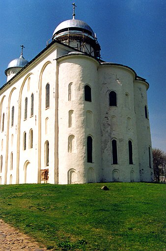 Novgorod district. Yurevo. Yurev Monastery. Cathedral of George, Victor the Great Martyr. XII