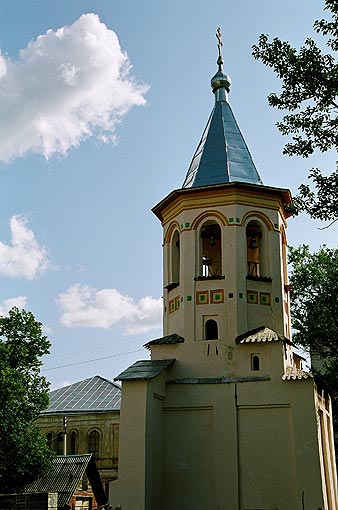 Novgorod district. Khotyazh. Klopsky Monastery. Trinity Church. XVI