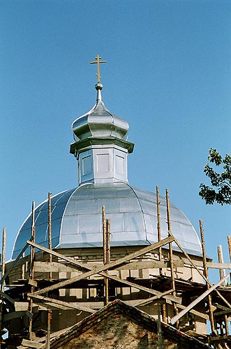 Novgorod district. Khotyazh. Klopsky Monastery. Trinity Church. XVI