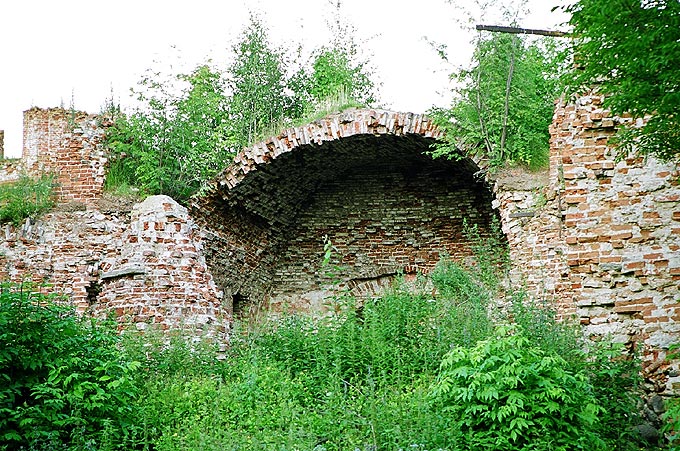 Novgorod district. Khotyazh. Klopsky Monastery. Church of Nicolas. XVII