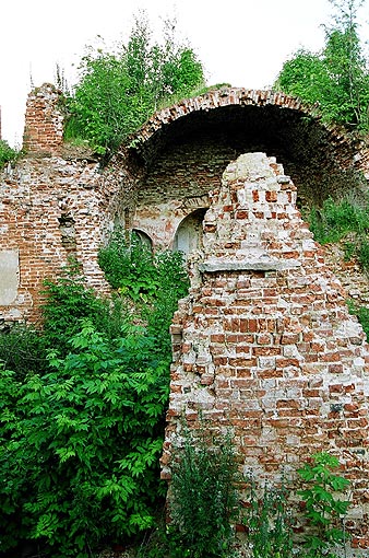 Novgorod district. Khotyazh. Klopsky Monastery. Church of Nicolas. XVII