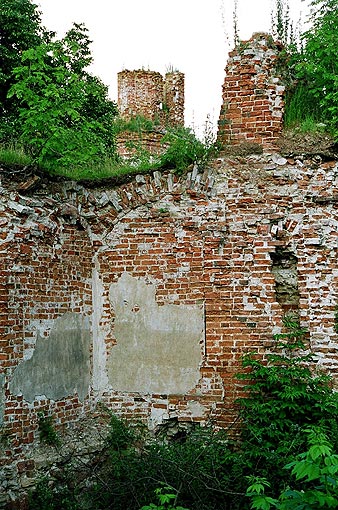 Novgorod district. Khotyazh. Klopsky Monastery. Church of Nicolas. XVII