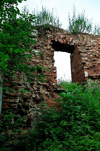 Novgorod district. Khotyazh. Klopsky Monastery. Church of Nicolas. XVII