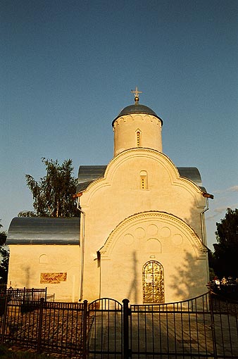 Novgorod district. Volotovo. Assumption Church on Volotovo Pole. XIV