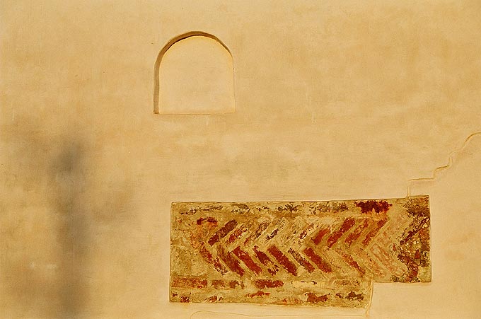 Novgorod district. Volotovo. Assumption Church on Volotovo Pole. Fragment. XIV