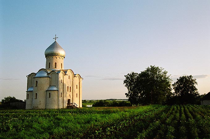 Novgorod district. Spas Nereditsy. Transfiguration Church on Nereditsa. XII