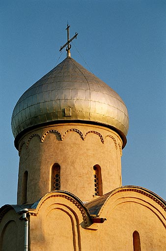 Novgorod district. Spas Nereditsy. Transfiguration Church on Nereditsa. Fragment. XII