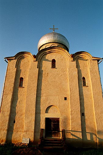 Novgorod district. Spas Nereditsy. Transfiguration Church on Nereditsa. XII