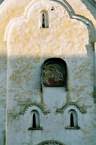 Novgorod district. Veliky Novgorod. Church of Blaise, the Martyr, on Volosova street (on Redyatino). Fragment. XV