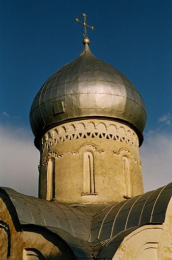 Novgorod district. Veliky Novgorod. Church of Blaise, the Martyr, on Volosova street (on Redyatino). Fragment. XV