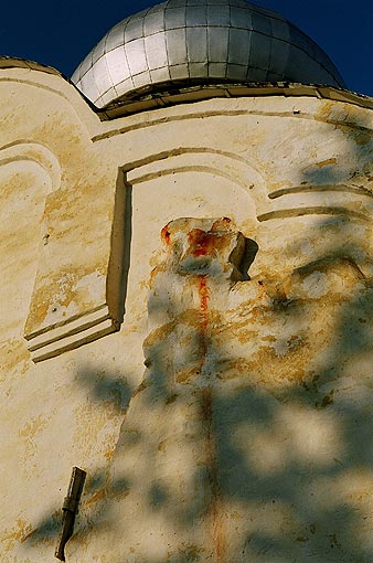 Novgorod district. Veliky Novgorod. Church of Blaise, the Martyr, on Volosova street (on Redyatino). Fragment. XV