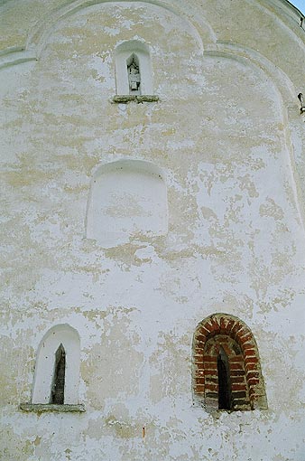 Novgorod district. Veliky Novgorod. Church of Blaise, the Martyr, on Volosova street (on Redyatino). Fragment. XV