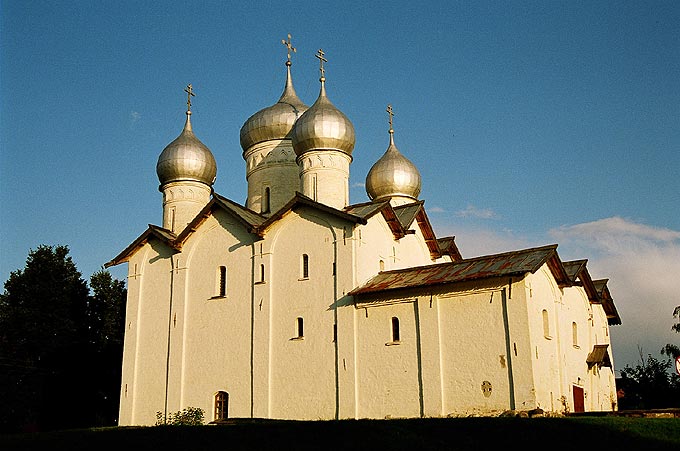 Novgorod district. Veliky Novgorod. Church of Boris and Gleb. XVI