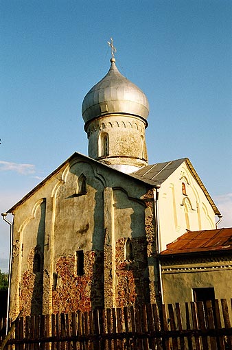 Novgorod district. Veliky Novgorod. Church of John the Theologian on Vitka (in Radokovitsy). XIV