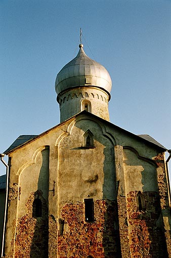 Novgorod district. Veliky Novgorod. Church of John the Theologian on Vitka (in Radokovitsy). XIV