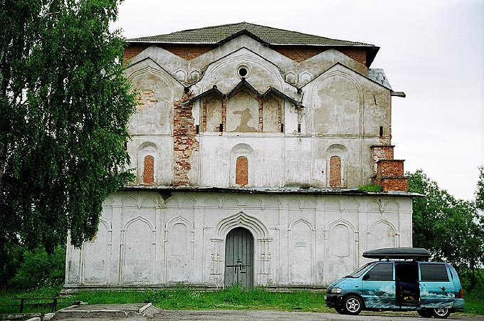 Novgorod district. Syrkovo. Syrkov Monastery. Church of Vladimir. XVI