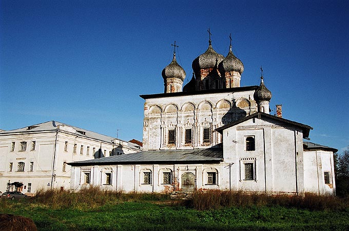 Novgorod district. Veliky Novgorod. Derevyanitsky Monastery. Resurrection Church. XVIII F.Alexeyev