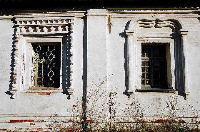 Novgorod district. Veliky Novgorod. Derevyanitsky Monastery. Resurrection Church. Fragment. XVIII F.Alexeyev