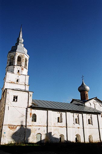 Novgorod district. Veliky Novgorod. Derevyanitsky Monastery. Assumption Church. XVIII