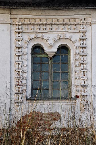 Novgorod district. Veliky Novgorod. Derevyanitsky Monastery. Resurrection Church. Fragment. XVIII F.Alexeyev