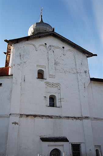 Novgorod district. Veliky Novgorod. Derevyanitsky Monastery. Assumption Church. XVIII