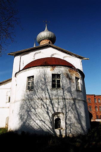 Novgorod district. Veliky Novgorod. Derevyanitsky Monastery. Assumption Church. XVIII