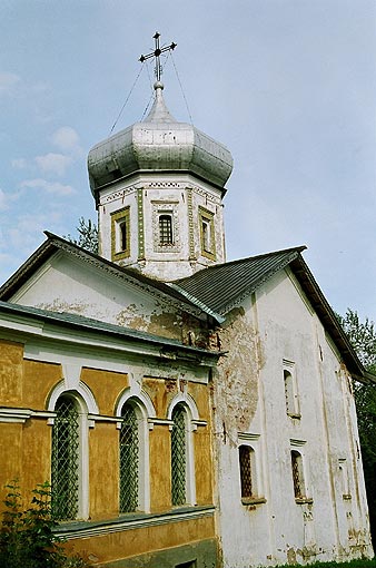 Novgorod district. Veliky Novgorod. Trinity Church at Redyatina street. XIV