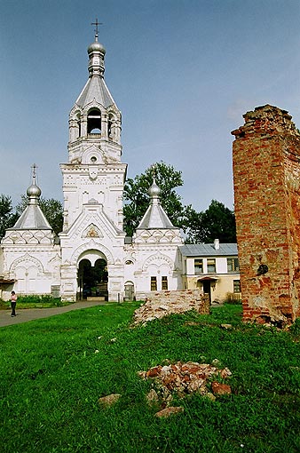 Novgorod district. Veliky Novgorod. Desyatinny Monastery. Belfry. 