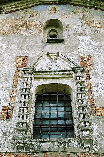 Novgorod district. Veliky Novgorod. Annunciation  Church at village Arkazhi. Fragment. XII