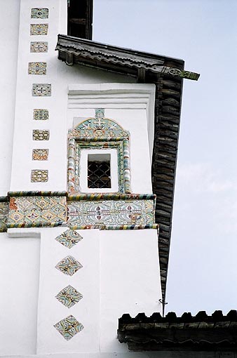 Novgorod district. Vyazhischi. Vyazhisky Monastery. Church of John the Theologian. Fragment. XVII