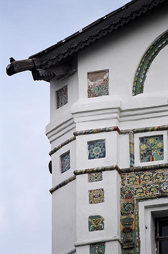 Novgorod district. Vyazhischi. Vyazhisky Monastery. Church of John the Theologian. Fragment. XVII