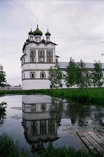 Novgorod district. Vyazhischi. Vyazhisky Monastery. Church of John the Theologian. Fragment. XVII