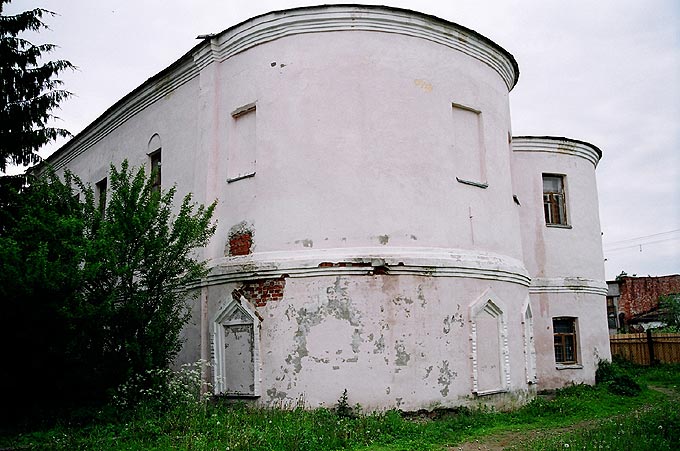 Novgorod district. Syrkovo. Syrkov Monastery. Ascension Church. XVII