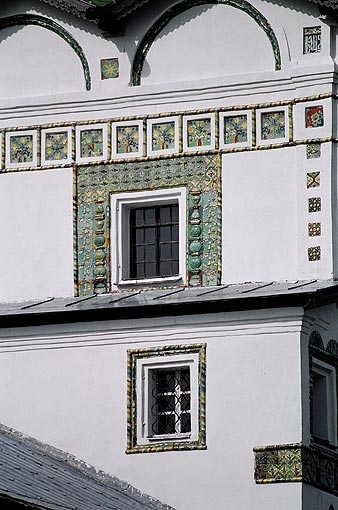 Novgorod district. Vyazhischi. Vyazhisky Monastery. Church of John the Theologian. Fragment. XVII