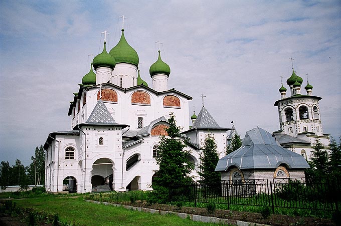 Novgorod district. Vyazhischi. Vyazhisky Monastery. Church of Nicolas. XVII