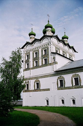 Novgorod district. Vyazhischi. Vyazhisky Monastery. Church of John the Theologian. XVII