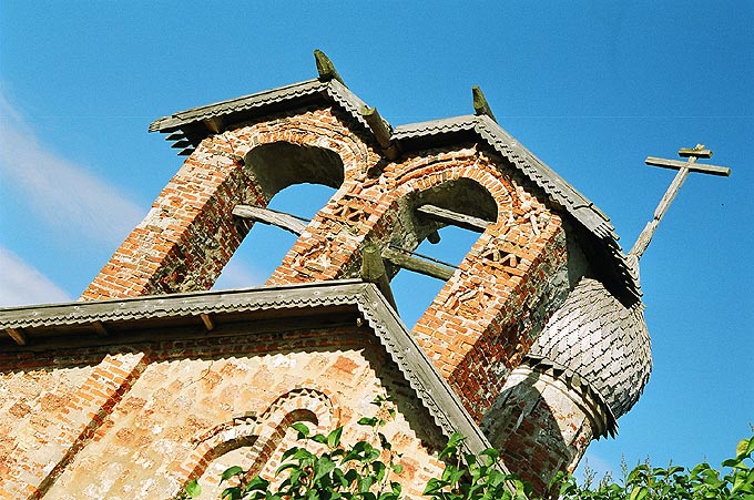 Novgorod district. Veliky Novgorod. Church of John on Myachina. XV