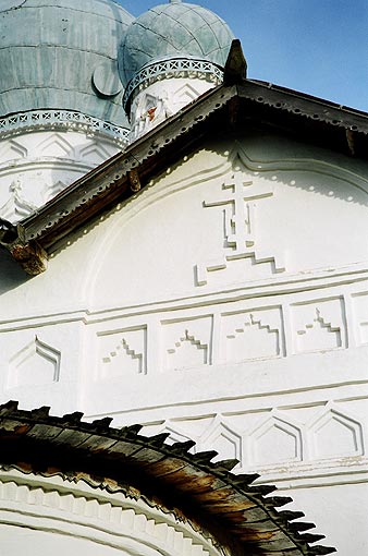 Starorussky district. Staraya Russa. Church of Nicolas. Fragment. XIV