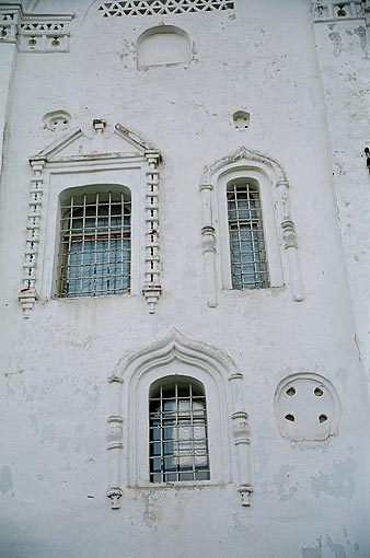 Starorussky district. Staraya Russa. Transfiguration Monastery. Transfiguration Church. Fragment. XII