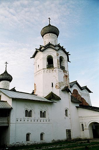 Starorussky district. Staraya Russa. Transfiguration Monastery. Belfry. XVII