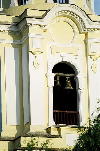 Starorussky district. Staraya Russa. Resurrection Church. Belfry. Fragment. XIX