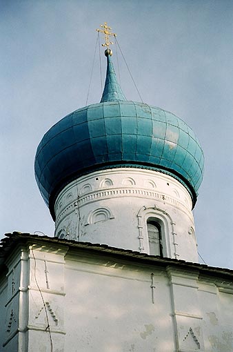 Starorussky district. Staraya Russa. Church of George, Victor the Great Martyr. Fragment. XV