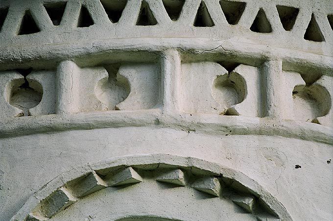 Starorussky district. Staraya Russa. Transfiguration Monastery. Transfiguration Church. Fragment. XII