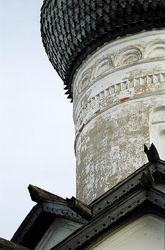 Starorussky district. Staraya Russa. Transfiguration Monastery. Transfiguration Church. Fragment. XII