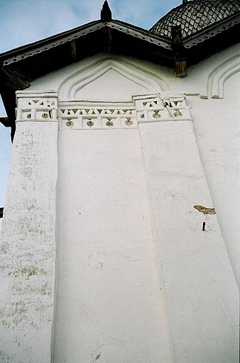 Starorussky district. Staraya Russa. Transfiguration Monastery. Transfiguration Church. Fragment. XII